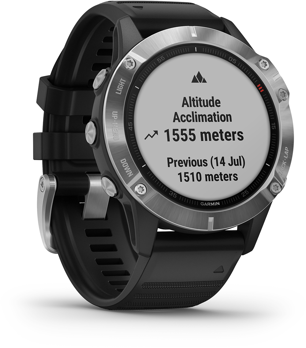 GARMIN fenix 6 47 mm Zwart/Zilver