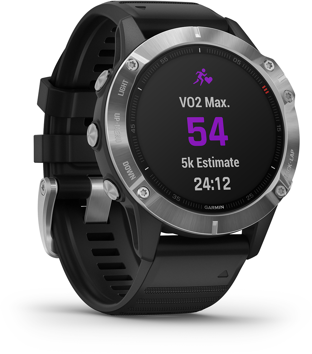 GARMIN fenix 6 47 mm Zwart/Zilver