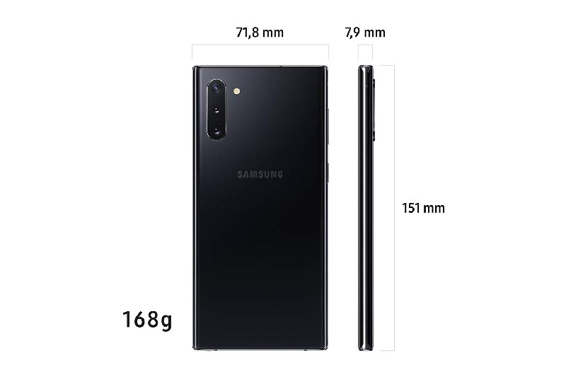 Móvil - Samsung Galaxy Note 10, Negro, 256 GB, 8 GB RAM, 6.3" Full HD+, Exynos 9825, 3500 mAh, Android