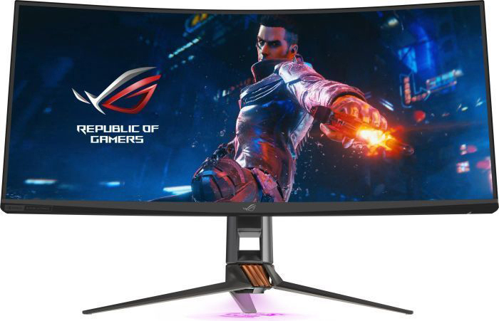 ASUS Gaming Monitor ROG Swift PG35VQ schwarz, 35 Zoll (90LM03T0-B02370) 35 Zoll Gaming Monitor, UWQHD, 2 ms Reaktionszeit, 500 cd/m², 200 Hz, Schwarz