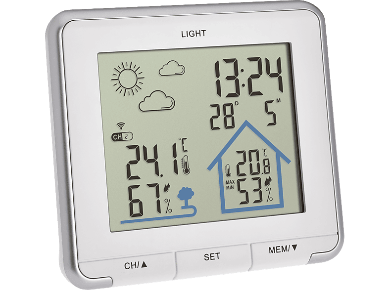 TFA Funk-Wetterstation Life, weiß