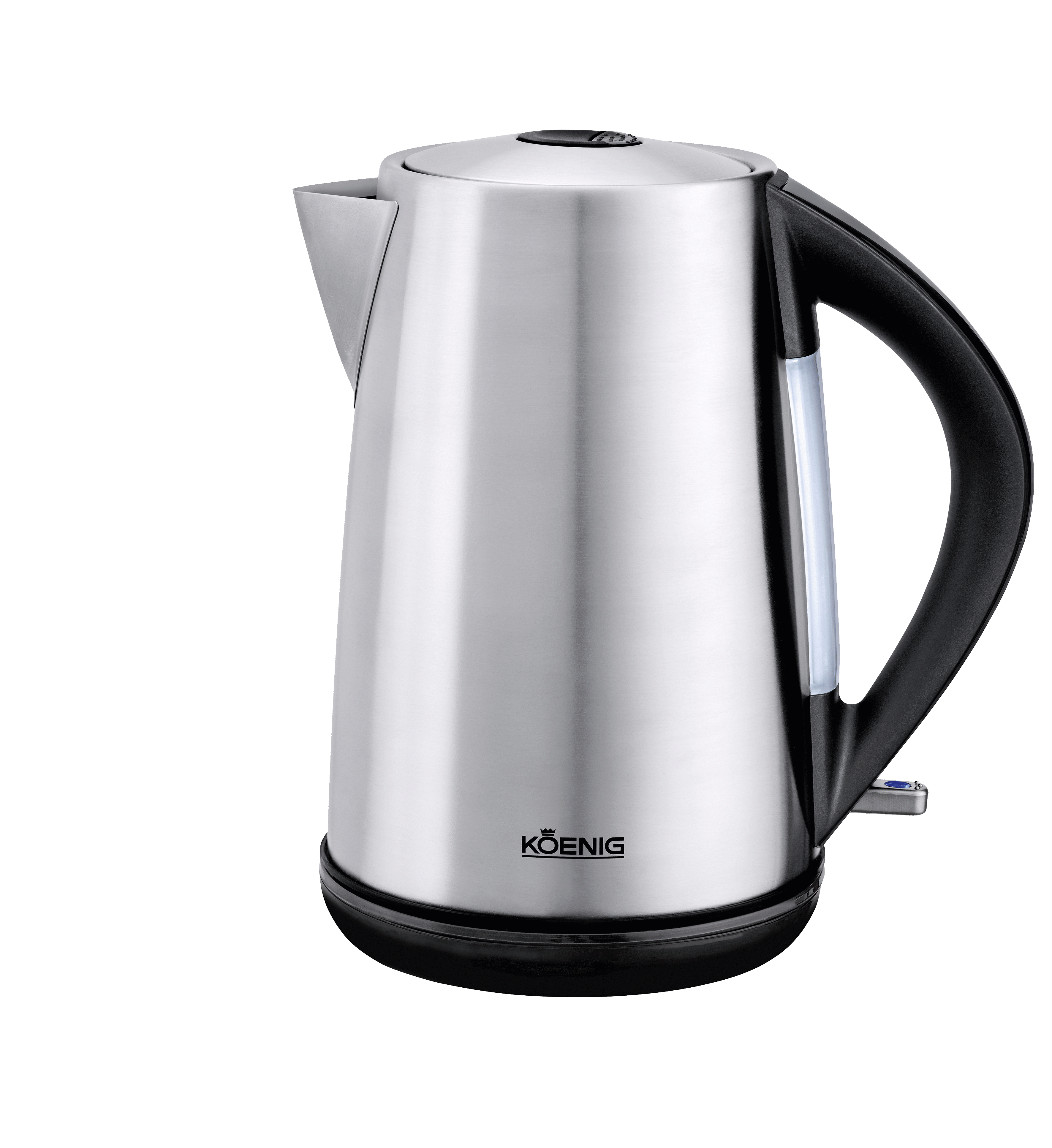 KOENIG Steel Line - Wasserkocher (, Edelstahl/Schwarz)