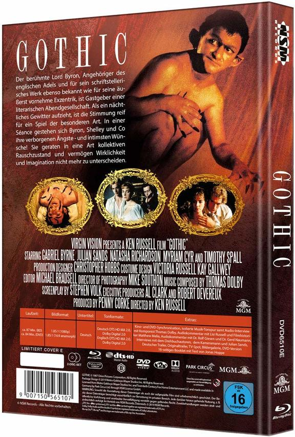 Gothic Blu-ray + DVD