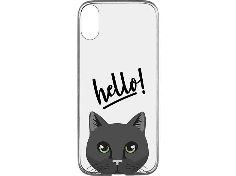 CELLULARLINE Hard Cover Hello Cats iPhone X/XS (STYCHELLOIPH8X)