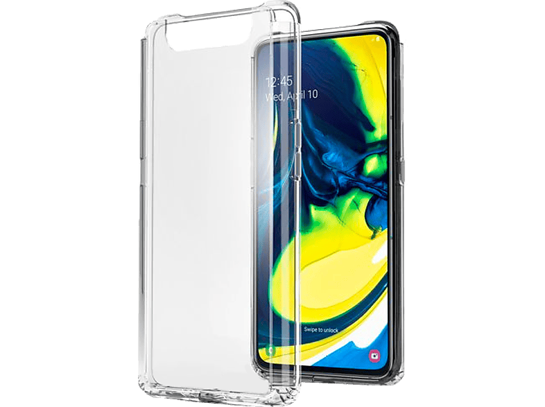 CELLULARLINE Hard Cover Clear Duo Galaxy A80 Transparant (CLEARDUOGALA90T)