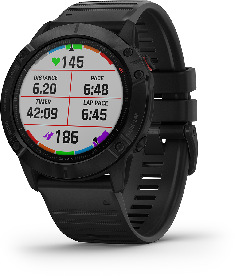GARMIN fenix 6X Pro 51 mm Zwart/Grijs