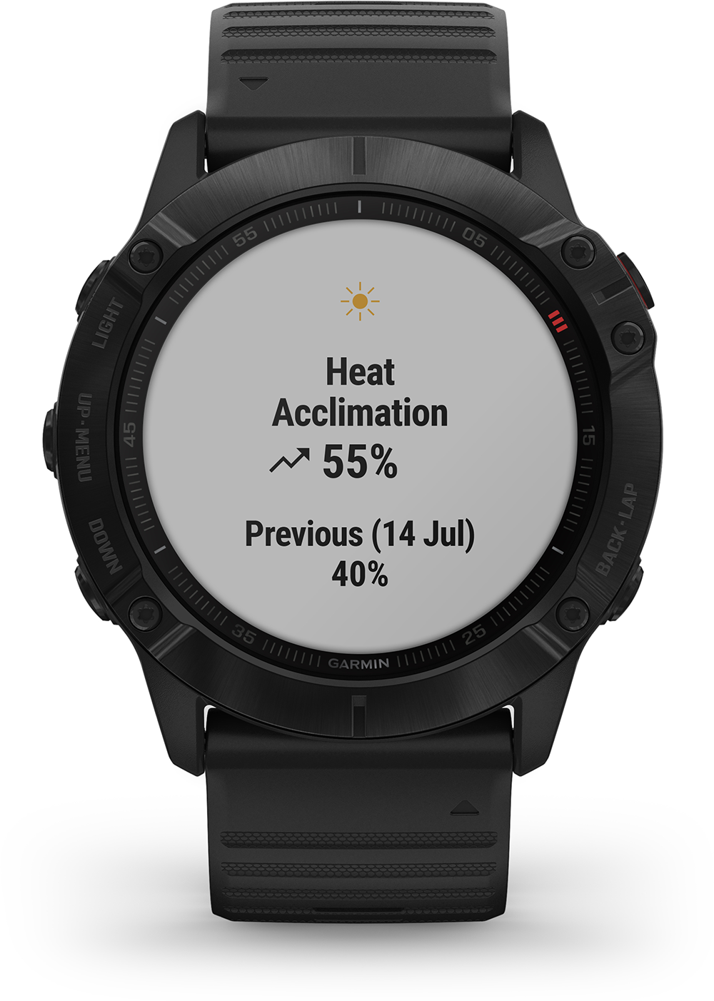 GARMIN fenix 6X Pro 51 mm Zwart/Grijs