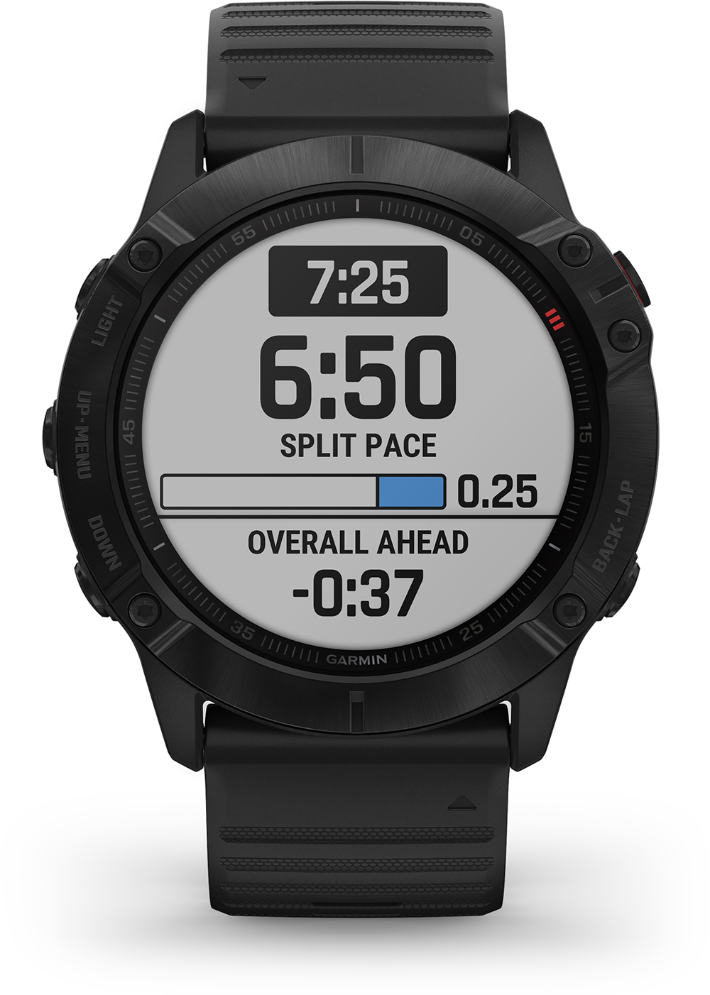 GARMIN fenix 6X Pro 51 mm Zwart/Grijs