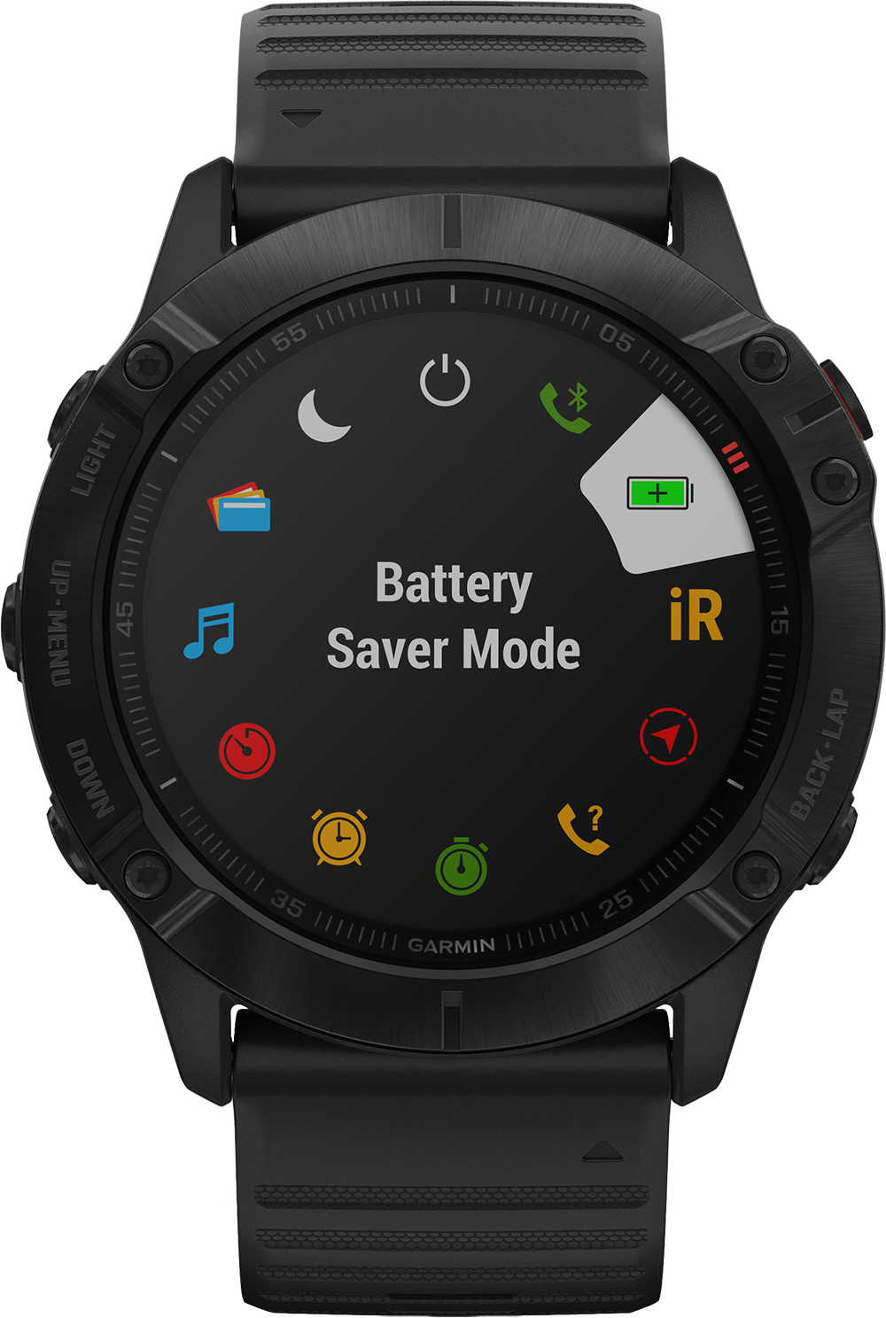 GARMIN fenix 6X Pro 51 mm Zwart/Grijs