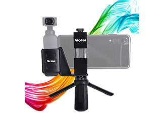 ROLLEI Support Vlog pour DJI Osmo Pocket + Objectif grand angle (21654)