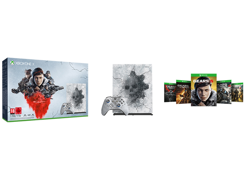 MICROSOFT Xbox One X 1TB - Gears 5 Limited Edition Bundle
