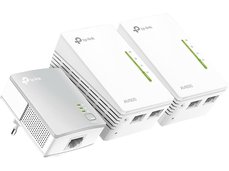TPLINK AV600 WLANPowerlineExtender 3er Set Powerline Adapter