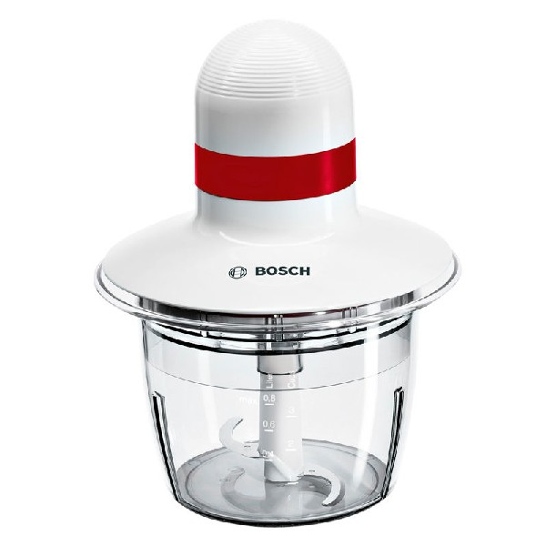 Picadora - Bosch MMRP1000, 400W, 800 ml, Blanco