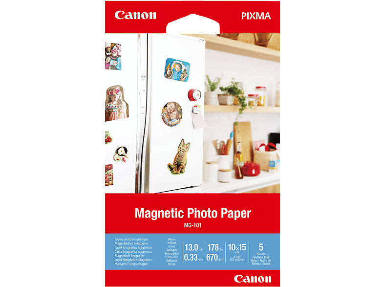 Magnetisches Magnetisches FOTOPAPIER Fotopapier 3634C002AA Fotopapier CANON MAGNETISCHES