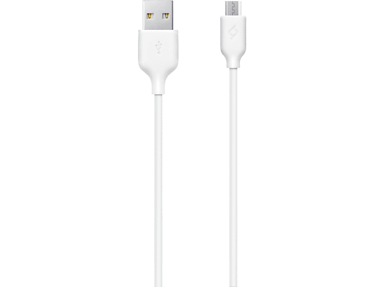 TTEC 2DK7530B  USB-A - Micro USB Kablosu  Beyaz