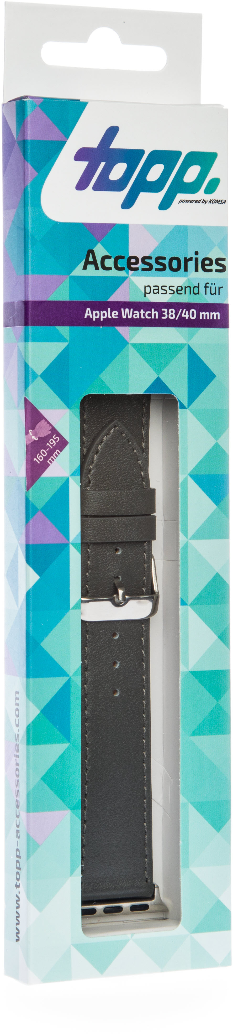 TOPP 40-37-1836, Ersatz-und Wechelarmband, Grau