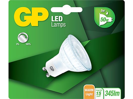 GP LIGHTING Ledspot Warm wit GU10 (740GPGU10080183CE1)