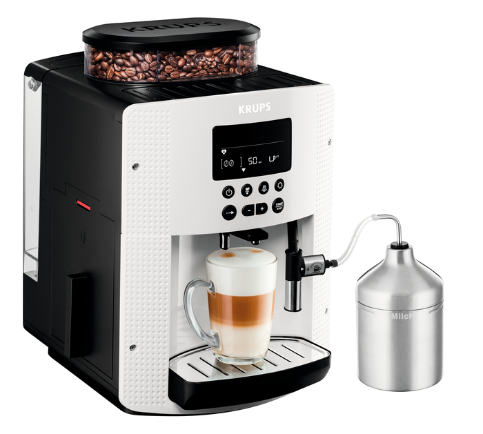 KRUPS EA816170 Essential Display automata kávéfőző fehér