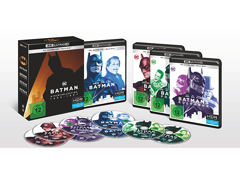 Batman 1-4 4K Ultra HD Blu-ray + Blu-ray online kaufen | MediaMarkt