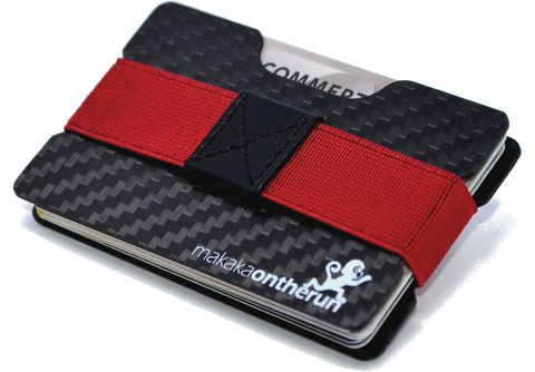MAKAKAONTHERUN RFID Blocking Carbon Ultra-Slim RFID NFC Blocker Kartenleser