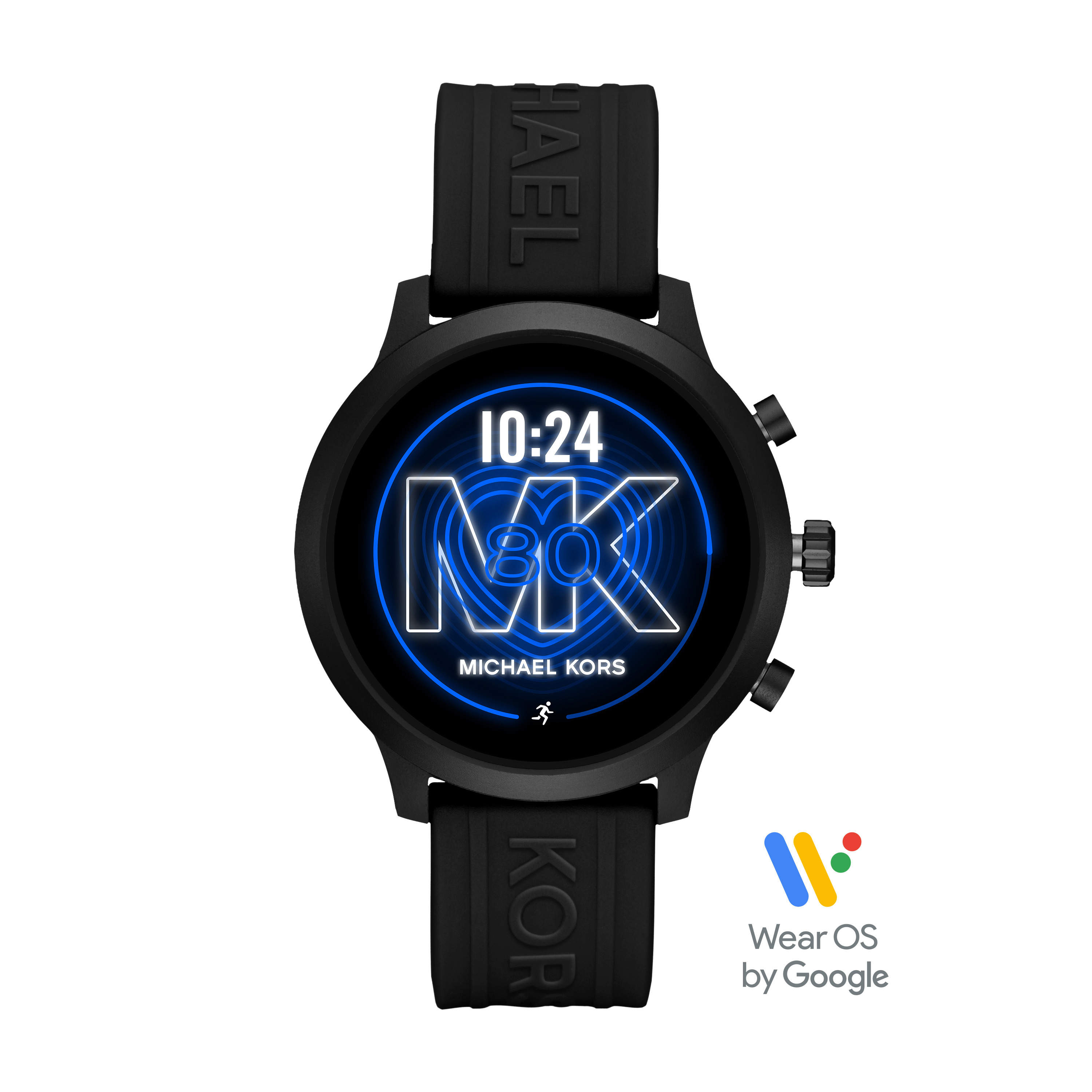MICHAEL KORS MKT5072 MKGO Smartwatch Aluminium Silikon, 190 mm, Schwarz/Silber