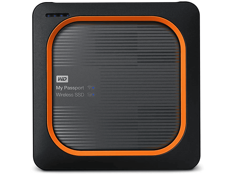 Disco duro de 1TB - WD My Passport Wireless SSD, Externo, USB-A y C, Wifi, Para PC, Mac y Móvil, Gris