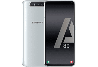 Móvil - Samsung Galaxy A80, Plata, 128 GB, 8 GB RAM, 6.7" Full HD+, SM7150, Android