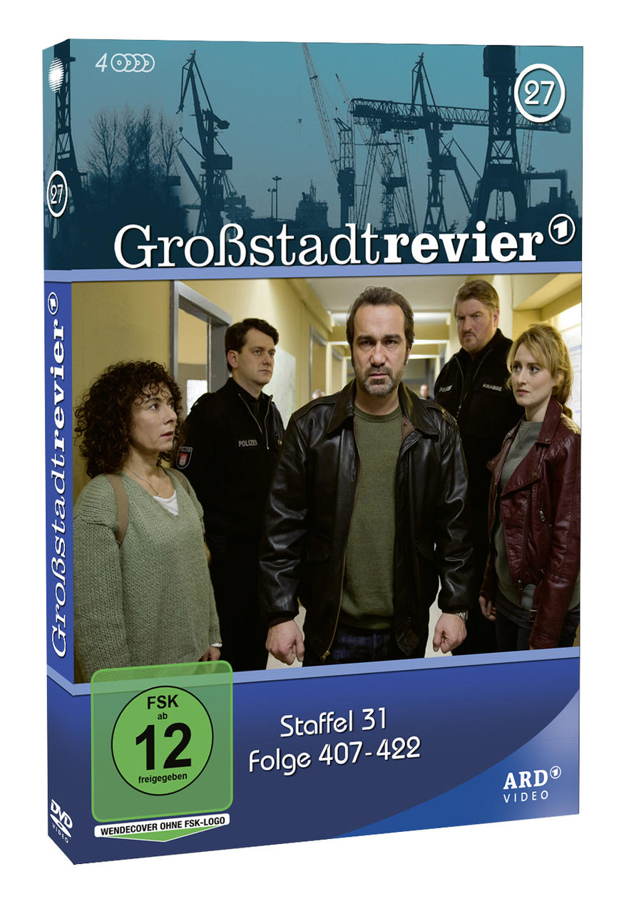 Eine DVD-Hülle mit Personen und Text, die sich auf eine Fernsehsendung beziehen.