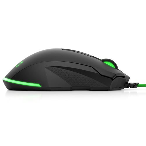Ratón gaming - HP Pavilion 200, 3200 ppp, Negro