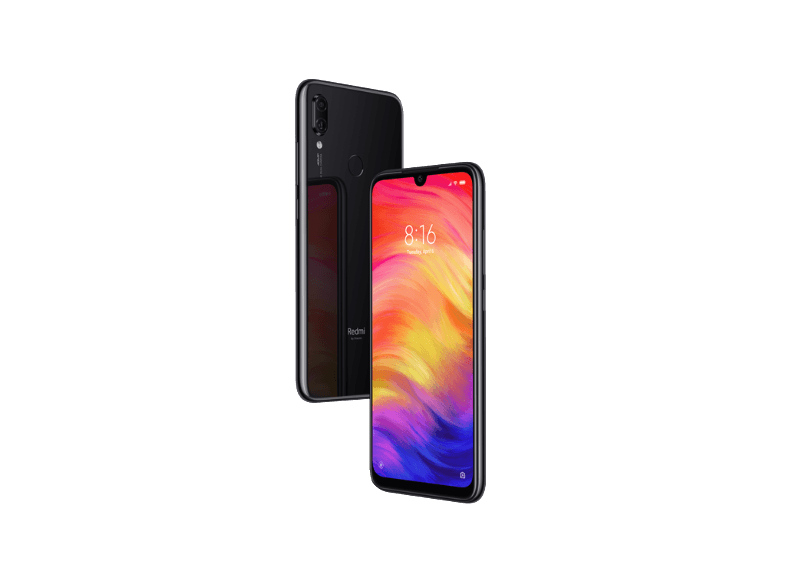 Móvil - Xiaomi Redmi Note 7, Negro, 64GB, 4GB RAM, 6.3" FHD+, Snapdragon 660 + Inst. Protector Pantalla