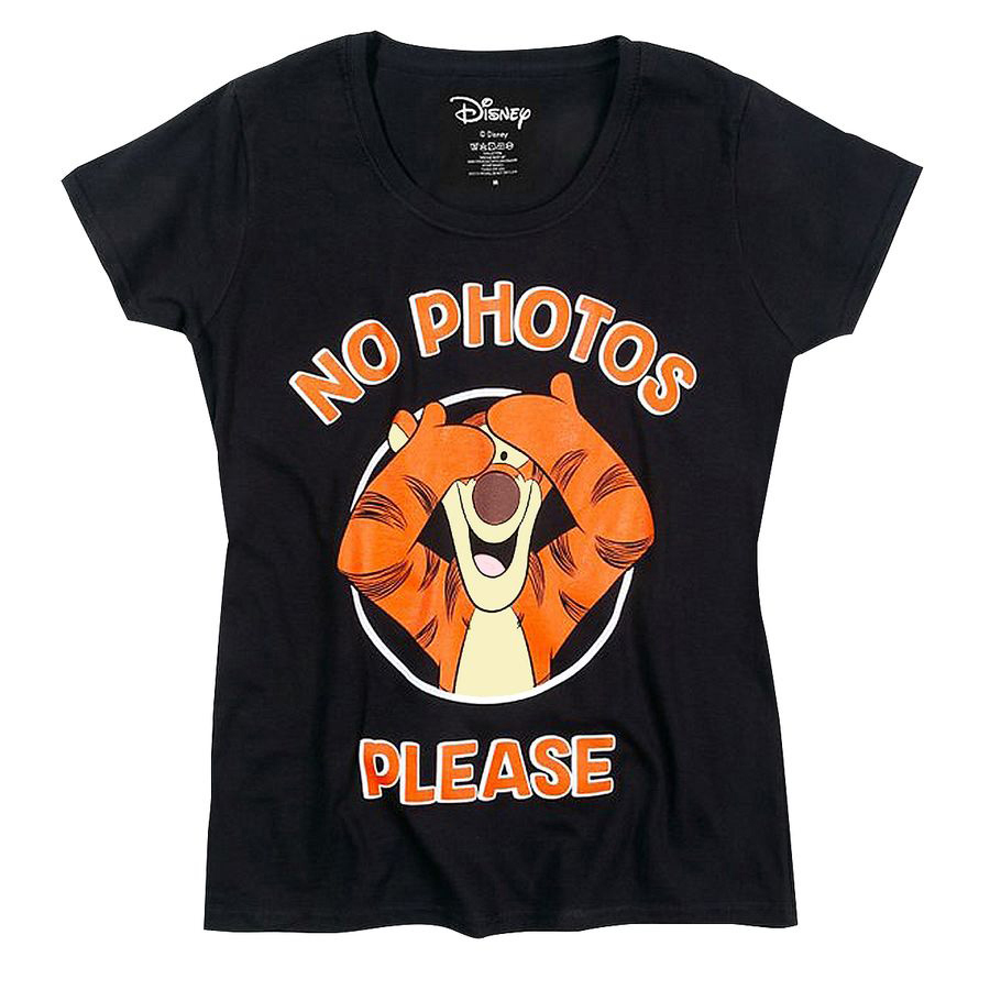 INDIEGO DISTRIBUTION Winnie The Shirt Pooh Please No Photos Girlie - T-Shirt Girlie Tigger