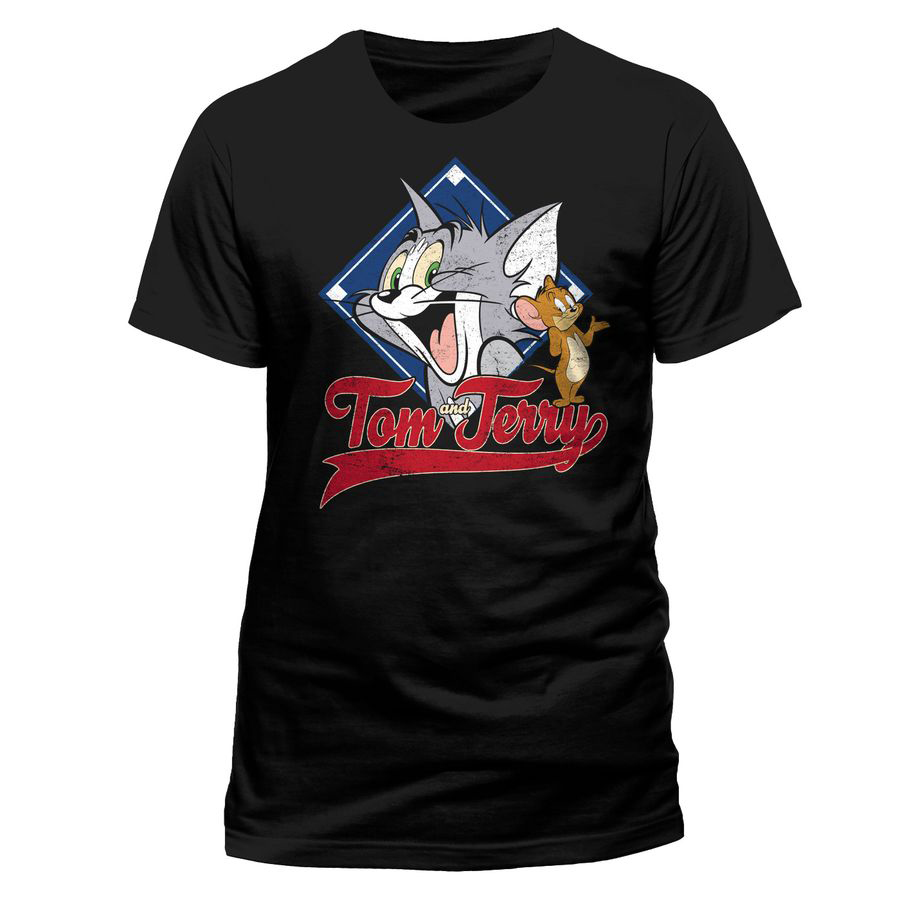 T-Shirt COMPLETELY und CID Varsity Tom Tom Jerry Jerry T-Shirt INDEPENDENT und Unisex Unisex