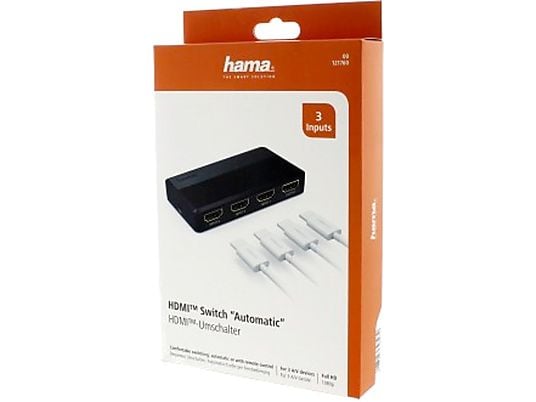 HAMA 3-weg HDMI-schakelaar (121760)