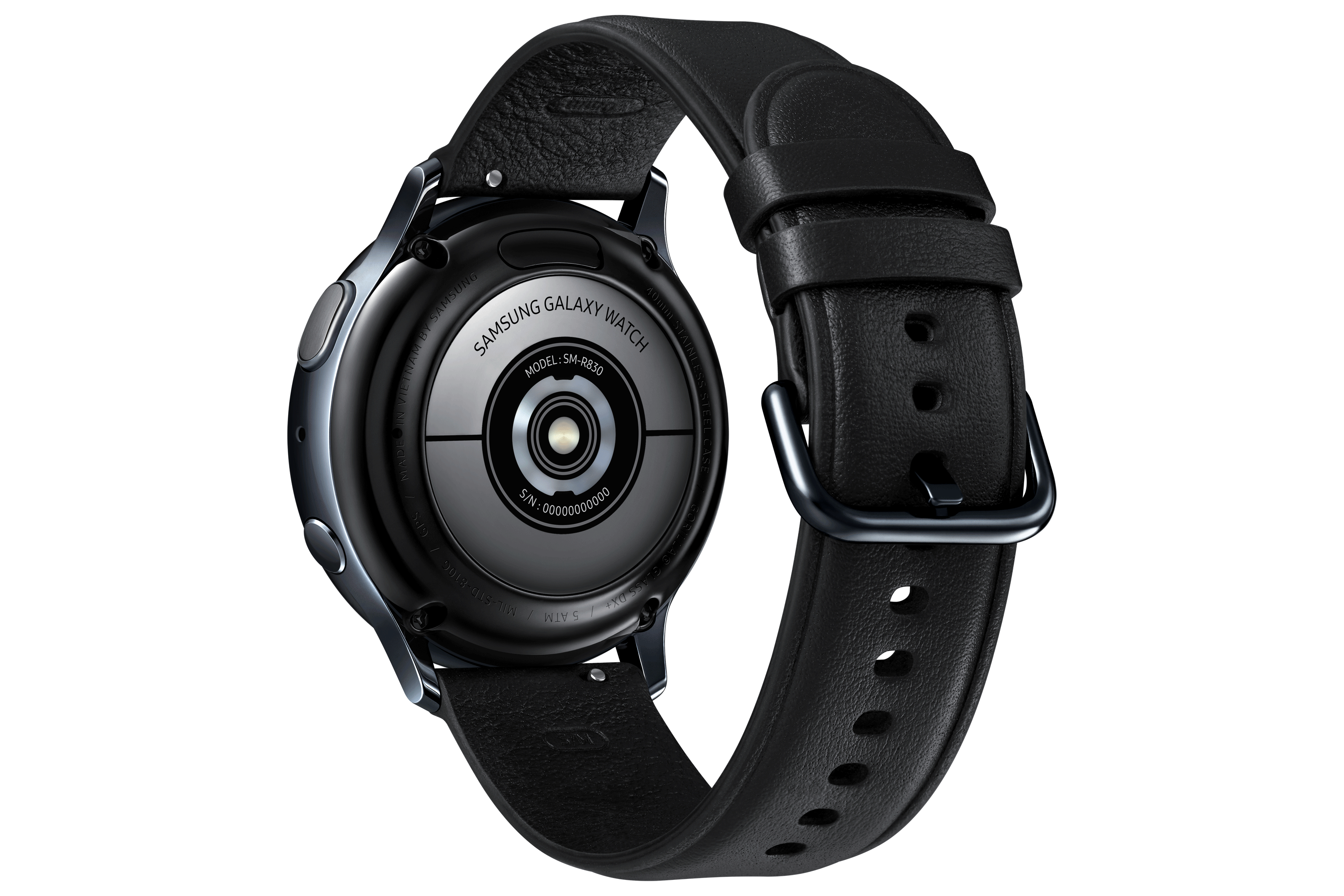 SAMSUNG Galaxy Watch Active2 Fashion 44 mm Zwart/RVS
