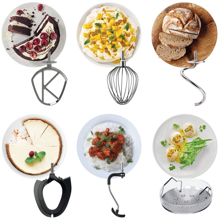 KENWOOD Cooking Chef Gourmet KCC9040S Küchenmaschine Silber (Rührschüsselkapazität: 6,7 l, 1500 Watt)