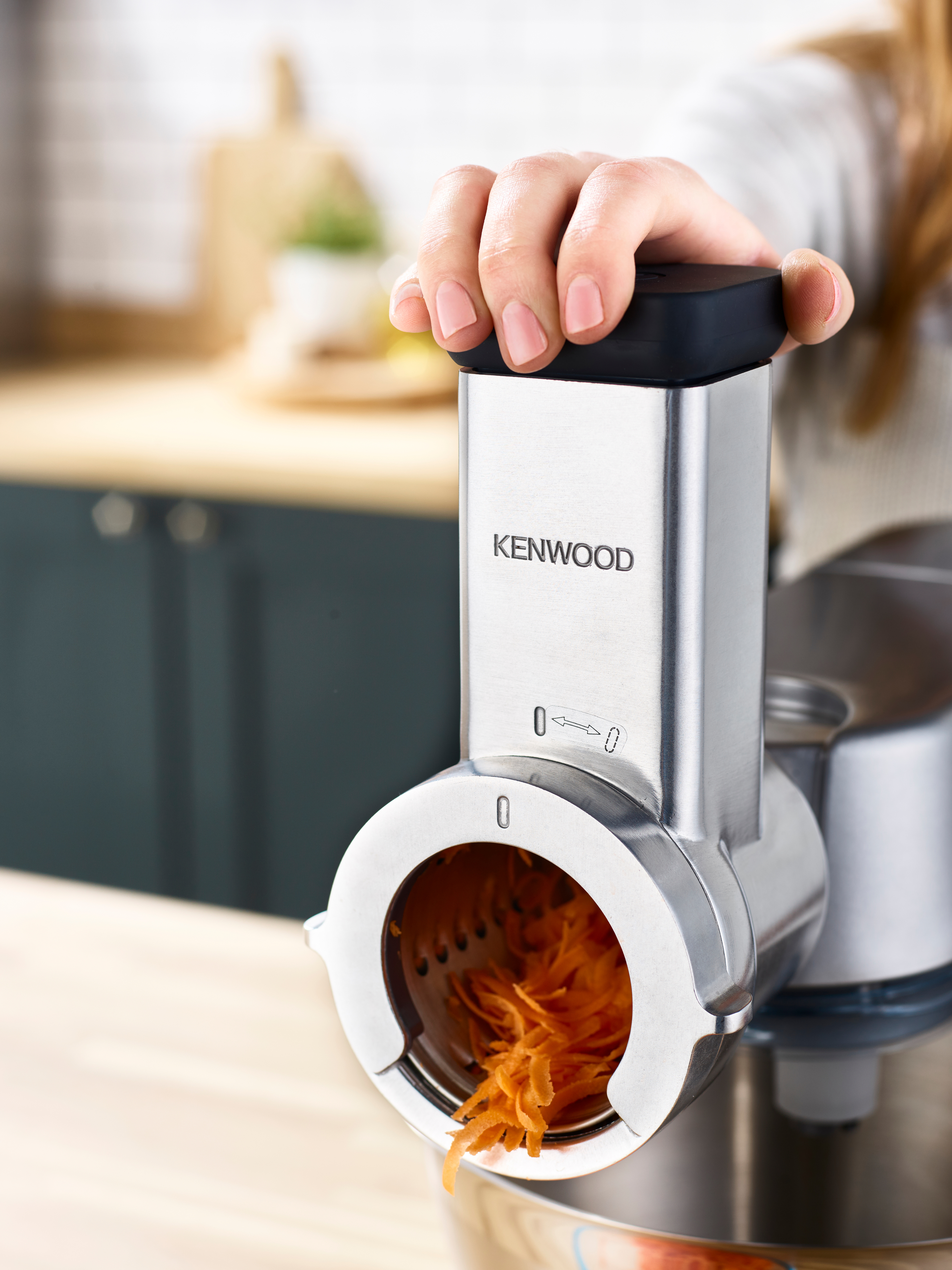 KENWOOD Chef Elite KVC5391S  Küchenmaschine Silber/Edelstahl (Rührschüsselkapazität: 4,6 l, 1200 Watt)