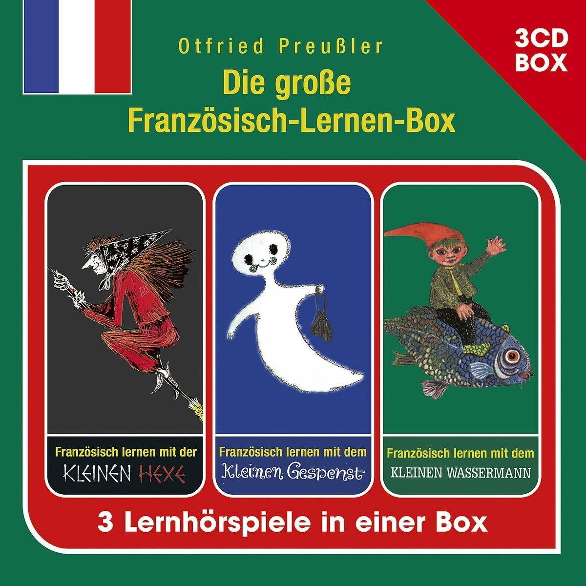 (CD) Französisch-Lernen-Box Die (3-CD Preussler Hspbox) - Große Otfried -