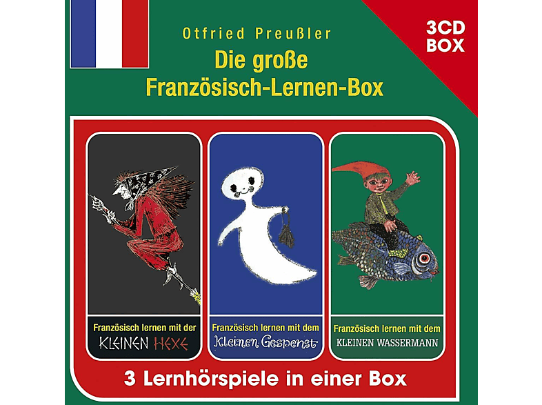(CD) Französisch-Lernen-Box Die (3-CD Preussler Hspbox) - Große Otfried -