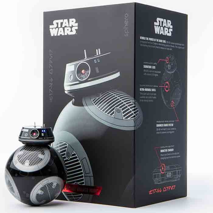 Robot - Sphero Star Wars BB-9E, Compatible con App, Negro
