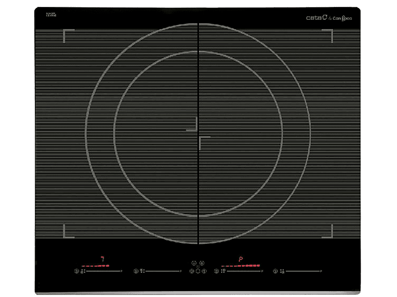 CATA GIGA 600 BK Negro Integrado Con placa de inducción 4 zona(s)