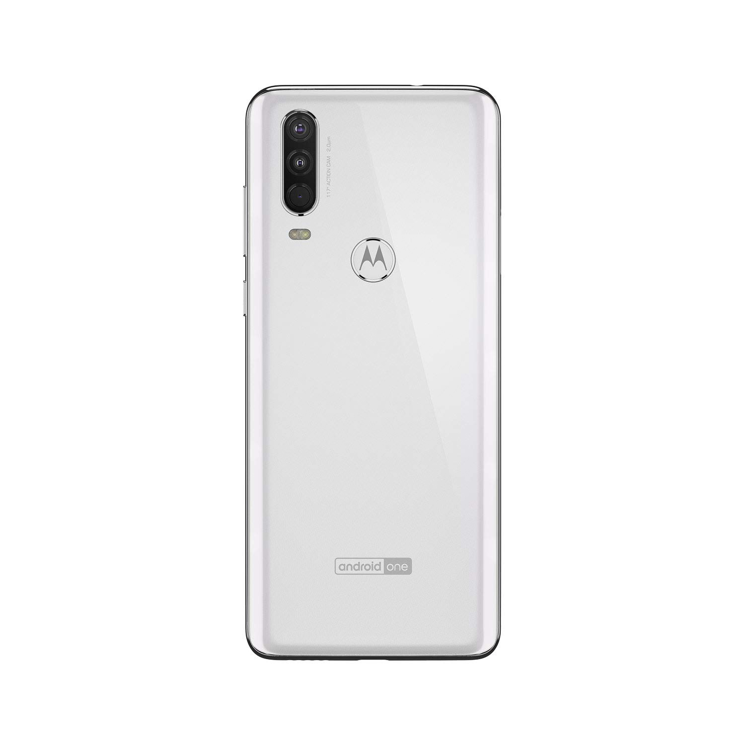 Móvil - Motorola One Action, Blanco, 128 GB, 4 GB RAM, 6.3", Samsung Exynos 9609, 3500 mAh, Android