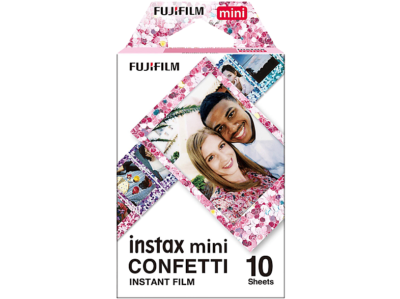 FUJIFILM Instax Mini Glossy Confetti fotópapír 10 db / csomag