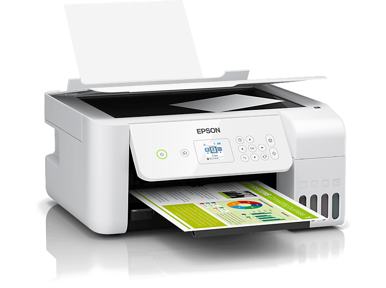 EPSON EcoTank ET-2726 Multifunctionele Printer Wit (C11CH42407)