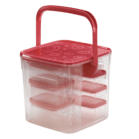 Frischhaltedosen-Set, 18-tlg., Rot