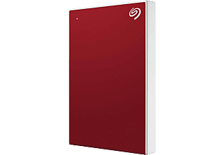 SEAGATE Backup Plus Portable - Festplatte (HDD, 5 TB, Rot)