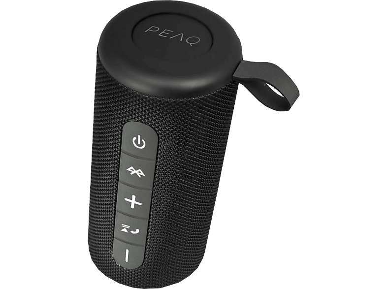 PEAQ Draagbare luidspreker 10W Waterdicht Zwart (PPA301BT-B)