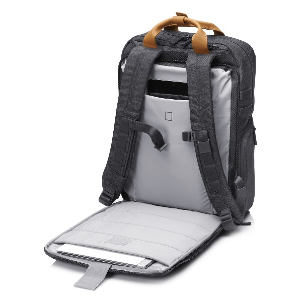 Mochila para portátil - HP Envy Urban, 14", 39.62 cm, Chubasquero y cremalleras impermeables, Negro
