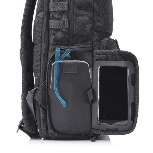 Mochila para portátil - HP Envy Urban, 14", 39.62 cm, Chubasquero y cremalleras impermeables, Negro