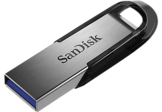 SANDISK Ultra Flair - USB-Stick (128 GB, Silber/Schwarz)