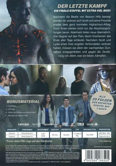 DVD-Hülle mit Filmplakat und Text auf Deutsch, mit Schauspielern und Szenen.